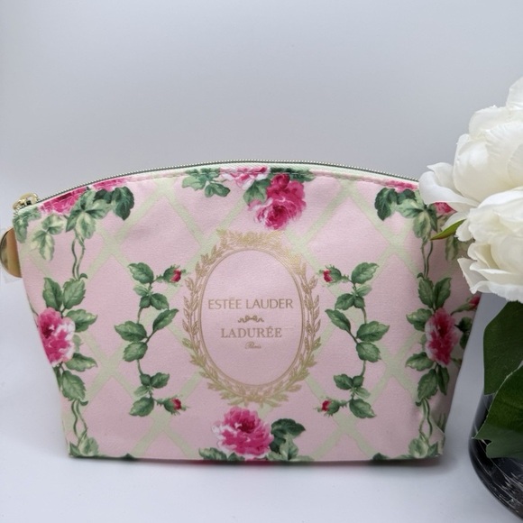 Estee Lauder Handbags - 2025 LIMITED EDITION ESTEE LAUDER LADUREE PARIS ZIPPERED MAKE-UP BAG NEW NO TAG